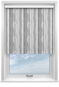 Waterfall Stripe, Tranquil - Roller Blind